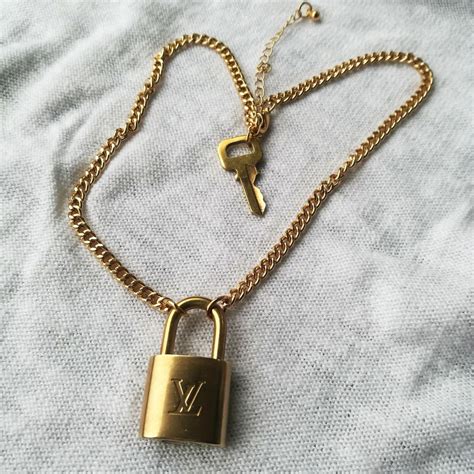 ysl diamond necklace|YSL padlock necklace.